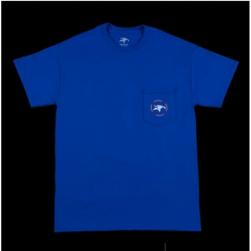T-Shirts Animal Emblem Pocket L Blue