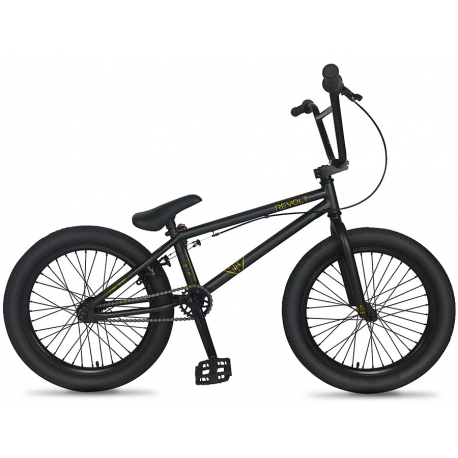 Велосипед BMX Outleap REVOLT 20 черный с золотым 2019
