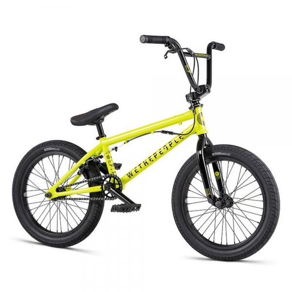 Велосипед BMX WeThePeople CRS FS 18 2020 18 металлик желтый