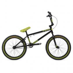 Велосипед BMX STOLEN OVERLORD 2020 20.25 черный с отражающим желтым