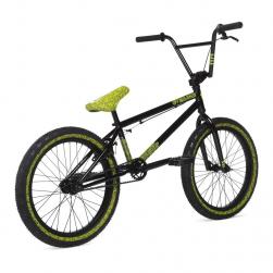 Велосипед BMX STOLEN OVERLORD 2020 20.25 черный с отражающим желтым