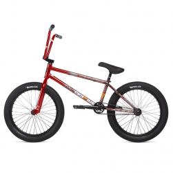Велосипед BMX STOLEN SINNER FC 2020 21 LHD RoadKill красный с исчезающими брызгами