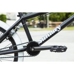 Велосипед BMX Sunday Blueprint 2020 20 матовый черный с белый