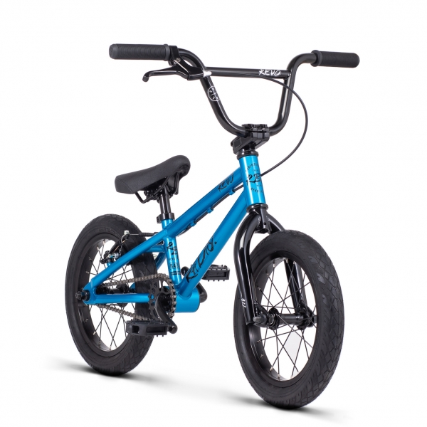 Велосипед BMX Radio REVO 14 2020 14.5 металлик серо-голубой
