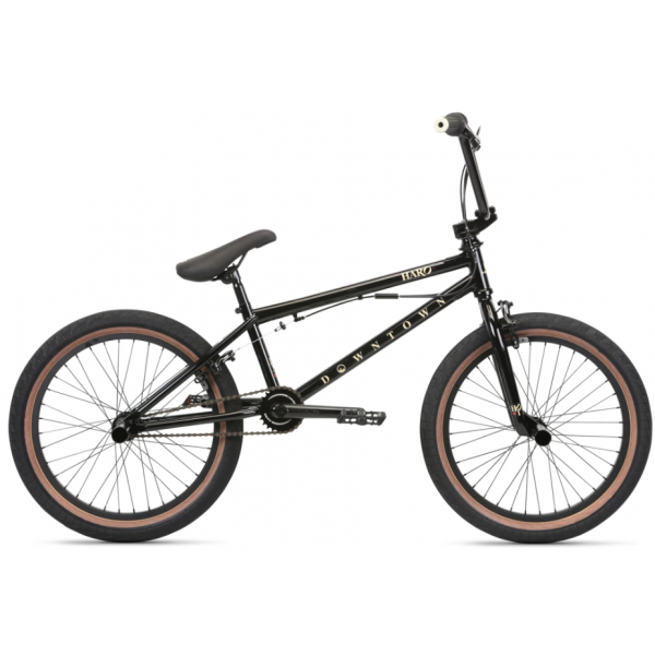 Велосипед BMX Haro Downtown DLX 2020 20.5 глянцевый черный
