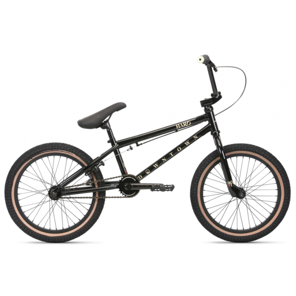Велосипед BMX Haro Downtown 18 2020 18 глянцевый черный