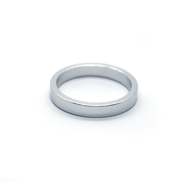 Проставочное кольцо для рулевой Armour Bikes 5 мм (1шт) серебро