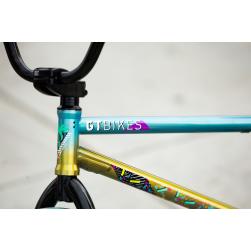 Велосипед BMX GT Mercado Team 2020 20.75 серо-зеленый с золотой