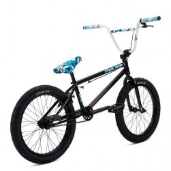 Велосипед BMX Stolen 2023 STEREO 20.75 черный с синим камуфляжем